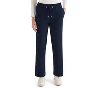 Jogger Pants CECIL, Damen, Gr. XXL, Länge 30, blau (universal blau), Stoff, 56% Viskose, 17% Polyamid, 17% Polyester, 10% Elasthan, unifarben, loose fit lang, Hosen, High Waist (55973502-XXL) universa