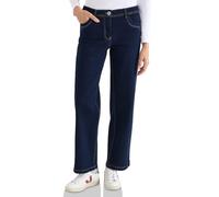 Cecil Damen Jeans Wide Leg Rinsed – Rinsed Wash, Blau, Gr. 33