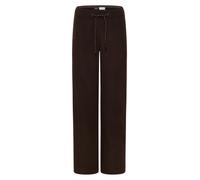 Cecil Damen Wide Leg Twill Hose in Braun, Gr: XS