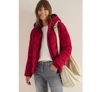Cecil - Steppjacke mit Kapuze rot - Gr. - S