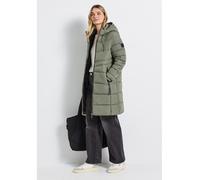 Street One Frauen Lange Steppjacke in Grün, Gr: 42