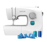 Cecotec Nähmaschine für Anfänger BelleCouture 1500 Elite, 15 Stiche, manuelles 4-Stufen-Knopfloch, verstellbarer Knopflochfuß, einstellbare Fadenspannung, Zubehör-Kit, leicht bedienbar, für Zuhause