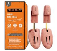 Cedar Space Schuhspanner aus Holz, 6,5-14 Größen, Zedernholz, Schuhspanner für Herren, Damen, Sneaker, Stiefel, Burlywood, Medium (Fits Shoe Sizes 9-10)