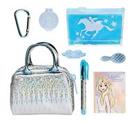 Cefa Toys Real Littles Mini-Sammeltasche Die Eiskönigin, mit 6 Zubehörteilen, geeignet für Kinder ab 6 Jahren, Blau und Weiß