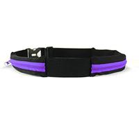 Ceinture Boa L'Original Hüfttasche - 2 extra dehnbare Taschen - Sport, Laufen, Joggen, Reiten, Fitness, Reisen, Wandern - Handytasche, Anti-Pick-Belt, violett, CH, Zeitgenössisch