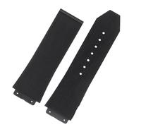 CEKGDB FKM Fluorsilikon-Uhrenarmbänder für Hublot Big Bang Silikon, 25 x 17 mm, 26 x 19 mm, wasserdicht, Herren-Uhrenarmband, Kette, Gummi-Armband, 25-17mm, Achat