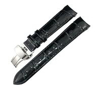 CEKGDB Uhrenarmband, 18 mm, Rindsleder, für Tissot 1853 T035.207 T035, Schwarz, Weiß, Lila, Rot, Damenarmband, kostenloses Werkzeug