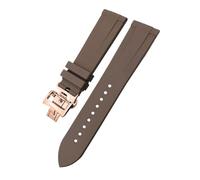 CEKGDB Uhrenarmband aus Fluoro-Gummi, 20 mm, 21 mm, 22 mm, passend für Vacheron Constantin, Rot, Blau, Schwarz, wasserdicht, weiches Uhrenarmband, 21 mm