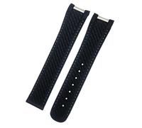 CEKGDB Uhrenarmband für Omega Seamaster Watch AT150 Aqua Terra 150 FKM, weiches Armband, Faltschließe, 20 mm / 21 mm, 20 mm, Azetat, Kein Edelstein