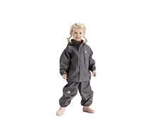 regenanzug Basic Junior Polyester grau 2-teilig Größe 80