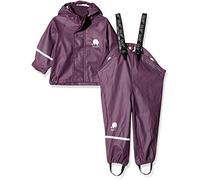 CELAVI Baby-Mädchen Zweiteiliger Regenanzug in vielen Farben Regenjacke, Violett, 70