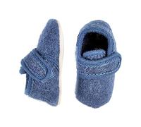 CeLaVi - Filz-Hausschuhe JACINTA aus Wolle in blau Gr.17/18