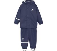 CeLaVi Kinder 100 % Wasserdichtes Regen-Set - PU-Regenjacke und Regenhose, Winddichte Outdoor-Regenbekleidung für Jungen und Mädchen