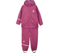 CeLaVi Kinder 100 % Wasserdichtes Regen-Set - PU-Regenjacke und Regenhose, Winddichte Outdoor-Regenbekleidung für Jungen und Mädchen
