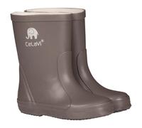 Celavi Kinder Unisex Wasserdichte Gummistiefel, 100% Naturkautschuk Regenstiefel, Größe: 25, Farbe: Grau, 1147