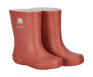 CELAVI Girls Basic Wellies solid Rain Boot, Redwood,20 EU