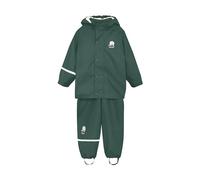 Celavi Kinder Regenset Basic Rainwear Set Solid PU Ponderosa Pine Green-110