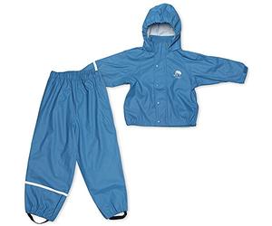 Celavi Jungen Celavi Zweiteiliger Regenanzug in Vielen Farben Regenjacke, Blau (Blue 728), 120 EU
