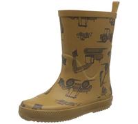 CeLaVi Jungen Unisex Kinder Wellies with Print Rain Boot, Wood Thrush, 19 EU