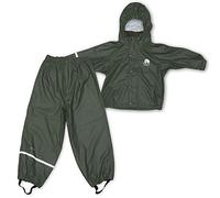 Celavi Jungen Zweiteiliger Regenanzug in Vielen Farben Regenjacke, Army Grün (Army 988), 152