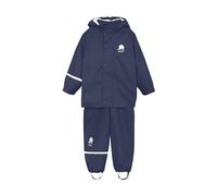 Celavi Jungen Zweiteiliger Regenanzug in Vielen Farben Regenjacke, Blau (Dark Navy), 140