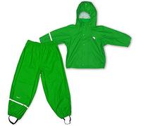 Celavi Jungen Zweiteiliger Regenanzug in Vielen Farben Regenjacke, Grün (Green), 140
