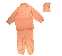 CeLaVi Kinder 100 % Wasserdichtes Regen-Set - PU-Regenjacke und Regenhose, Winddichte Outdoor-Regenbekleidung für Jungen und Mädchen