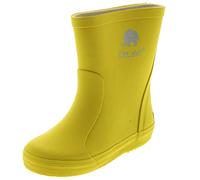 Celavi Kinder Unisex Wasserdichte Gummistiefel, 100% Naturkautschuk Regenstiefel, Größe: 26, Farbe: Gelb, 1147