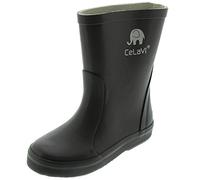 Celavi Kinder Unisex Wasserdichte Gummistiefel, 100% Naturkautschuk Regenstiefel, Größe: 33, Farbe: Grau, 1147