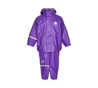 CELAVI Mädchen Basic Rainwear Set -Solid Pu Regenjacke, Lila, 110 EU