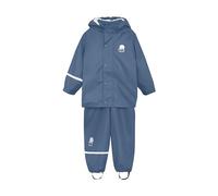 Celavi Kinder Regenset Basic Rainwear Set Solid PU Iceblue-140