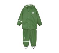 Celavi Kinder Regenset Basic Rainwear Set Solid PU Elm Green-100