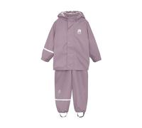 CeLaVi Unisex Basic Rainwear Set-solid PU Regenjacke, Mauve Shadow, 110
