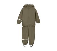 CeLaVi Unisex Kids Basic Recycle PU Rainwear Set, Sea Turtle, 80