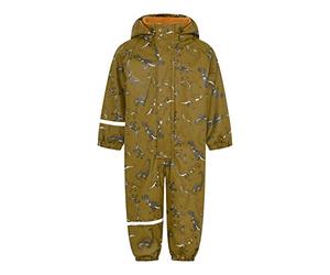 CeLaVi Unisex Kids Regenanzug mit Fleece Rain Jacket, Nutria, 80