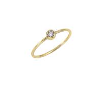 Fingerring CELESTA Fingerringe Gr. 060 (19,1), Gold, gelb (gelb, weiß) Damen Fingerringe (92679869-19)