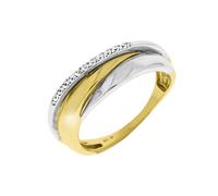 Celesta Gold Ring 375/- Gold mehrfarbig 060 (19,1) Zirkonia weiß 371370519-2