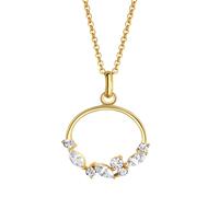 Celesta Gold Halskette 375 Gelbgold mit Zirkonia Einheitsgröße