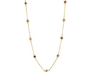 Celesta Halskette 375/- Gold Zirkonia 42/45cm Damen