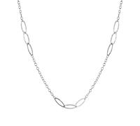 Celesta Silber Halskette 925/- Sterling Silber 45+4,5Cm Glänzend