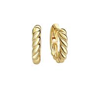 Celesta Klappcreolen 925 Sterling Silber vergoldet 925/- ohne gelb Damen