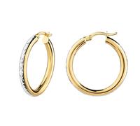 Celesta Ohrring 375 Gelbgold bicolor 375/- Gold ohne gelb vergoldet Damen