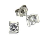 Celesta Ohrring 375/- Gold Zirkonia weiß Damen