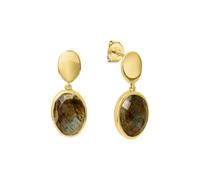 Paar Ohrstecker CELESTA, gelb (gelb, braun), Ohrringe, Damen, one-size, Silber 925 (Sterlingsilber) (86845859-0) gelb, braun