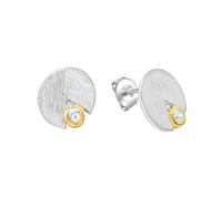 Paar Ohrstecker CELESTA, silber (silbergrau, weiß), Ohrringe, Damen, one-size, Silber 925 (Sterlingsilber) (52051267-0) silbergrau, weiß