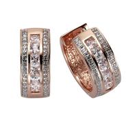 Celesta Ohrring 925/- Sterling Silber ohne weiß Rosé vergoldet Damen