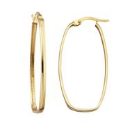 Celesta Ohrringe Gold glanz 375/- ohne gelb vergoldet Damen