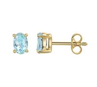 Paar Ohrstecker CELESTA, gelb, blau, Ohrringe, Damen, one-size, Gold (29069831-0) gelb, blau
