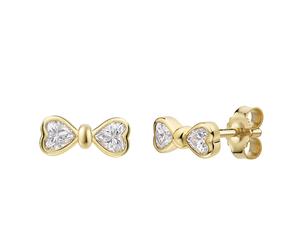 Celesta Ohrstecker 375 Gelbgold Zirkonia 375/- Gold weiß gelb vergoldet Damen