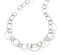Celesta Silber Damen Halskette 925/- Sterling Silber 45 cm Diamantiert weiß 213250159LR